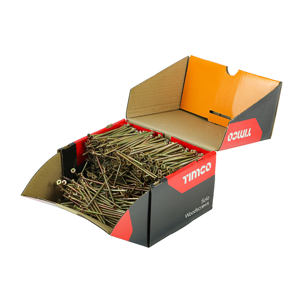 Timco Solo Woodscrew - Yellow - Industry Pack