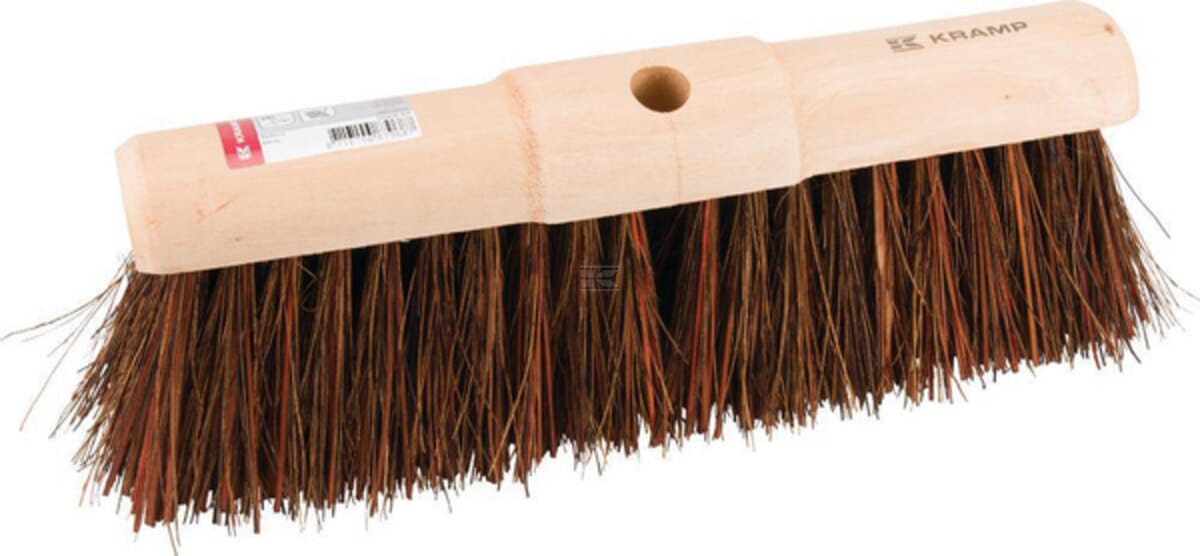 Street clean broom bassine bristle and FSC approved wood