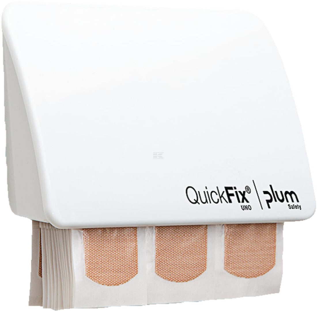 Plum QuickFix Uno dispenser with elastic plasters