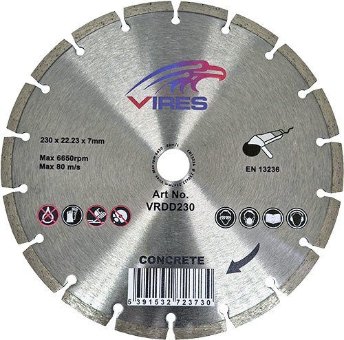 Vires Diamond Cutting Disc 230mm