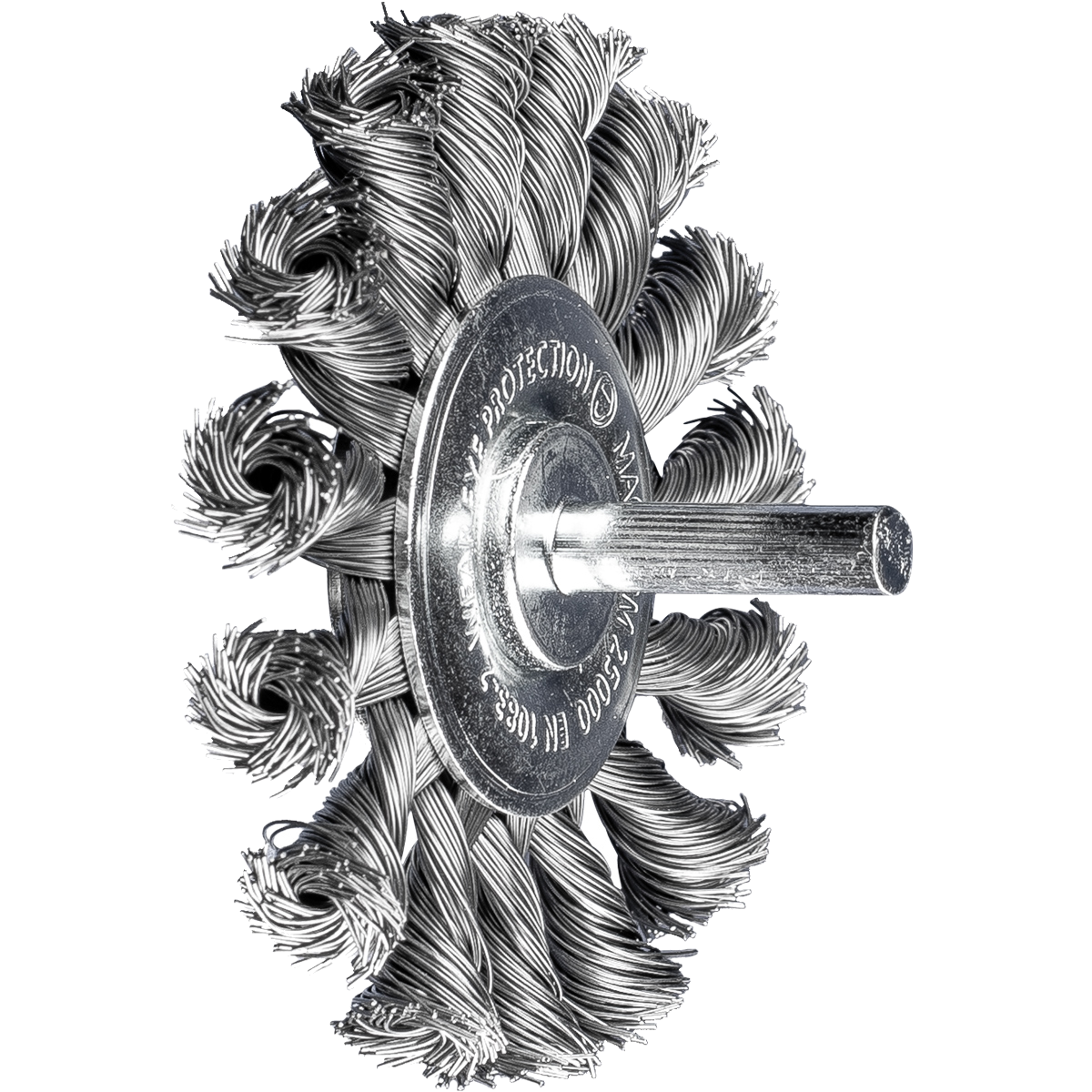 Twisted Wire Brush Shaft Mounted 6mm x 70mm