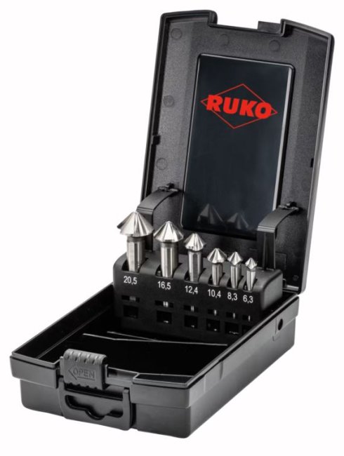 RUKO Taper and deburring countersink set