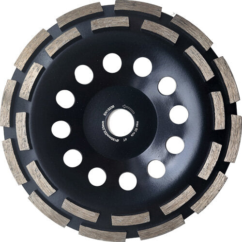 Diamond Cup Grinder Double Row – 180mm