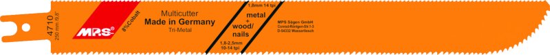 MPS Recip Blade Orange Beast Multicutter 8%