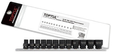3/8"Dr Impact Socket Set 12pce 8-19mm