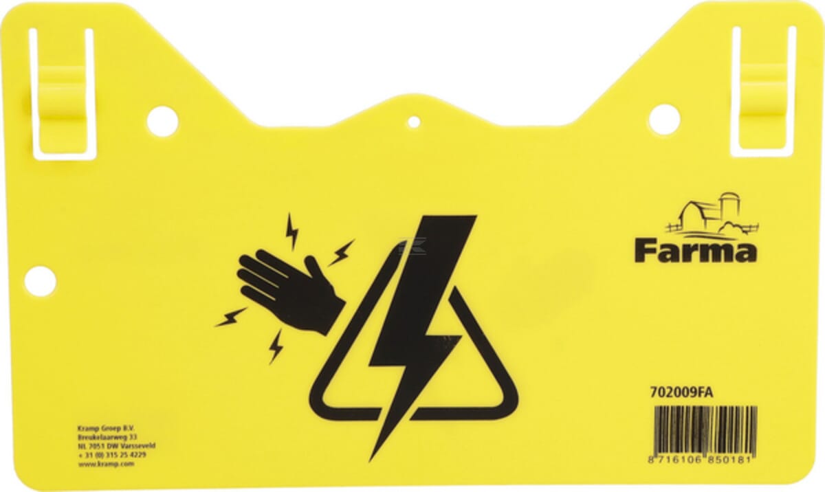 Warning sign Farma