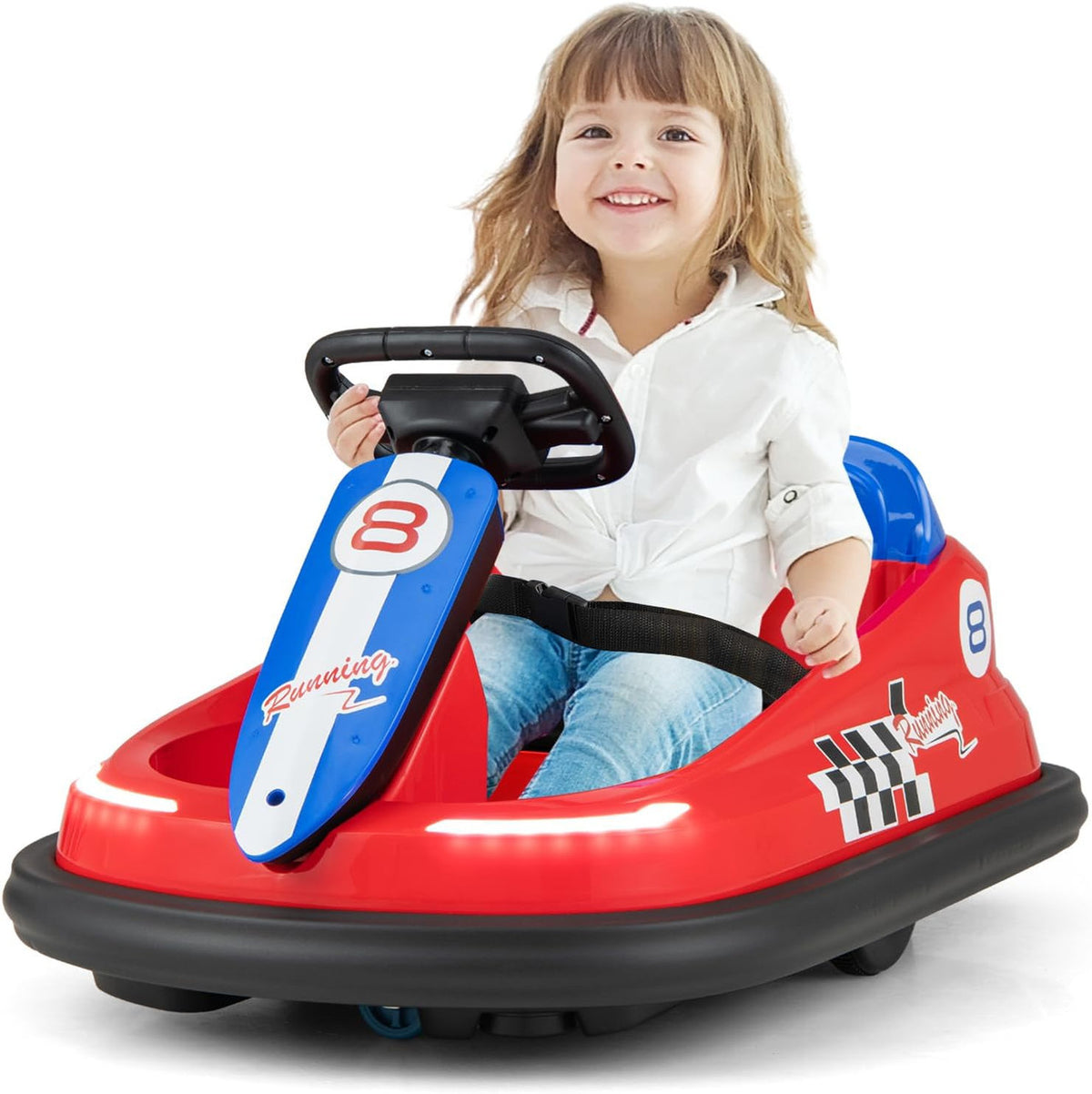 BumperBoo 6V Bumper Car Red