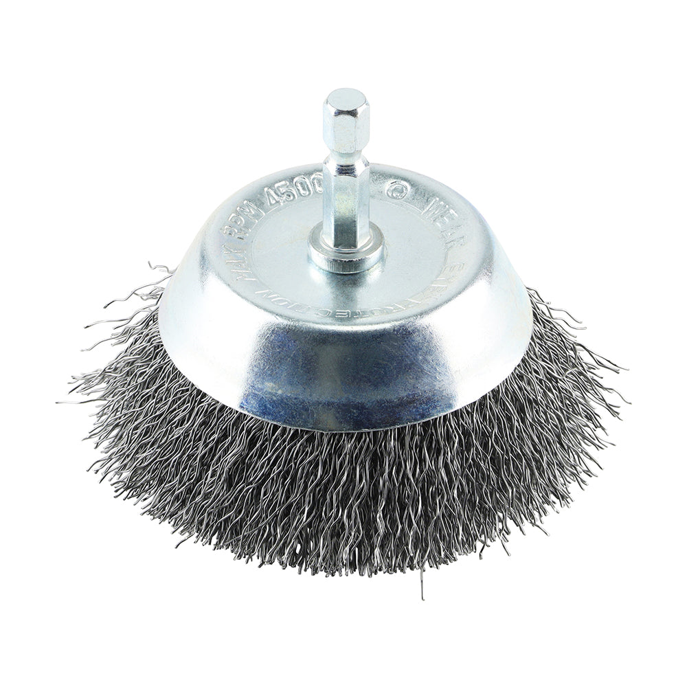 Timco Crimped Steel Wire Cup Brush
