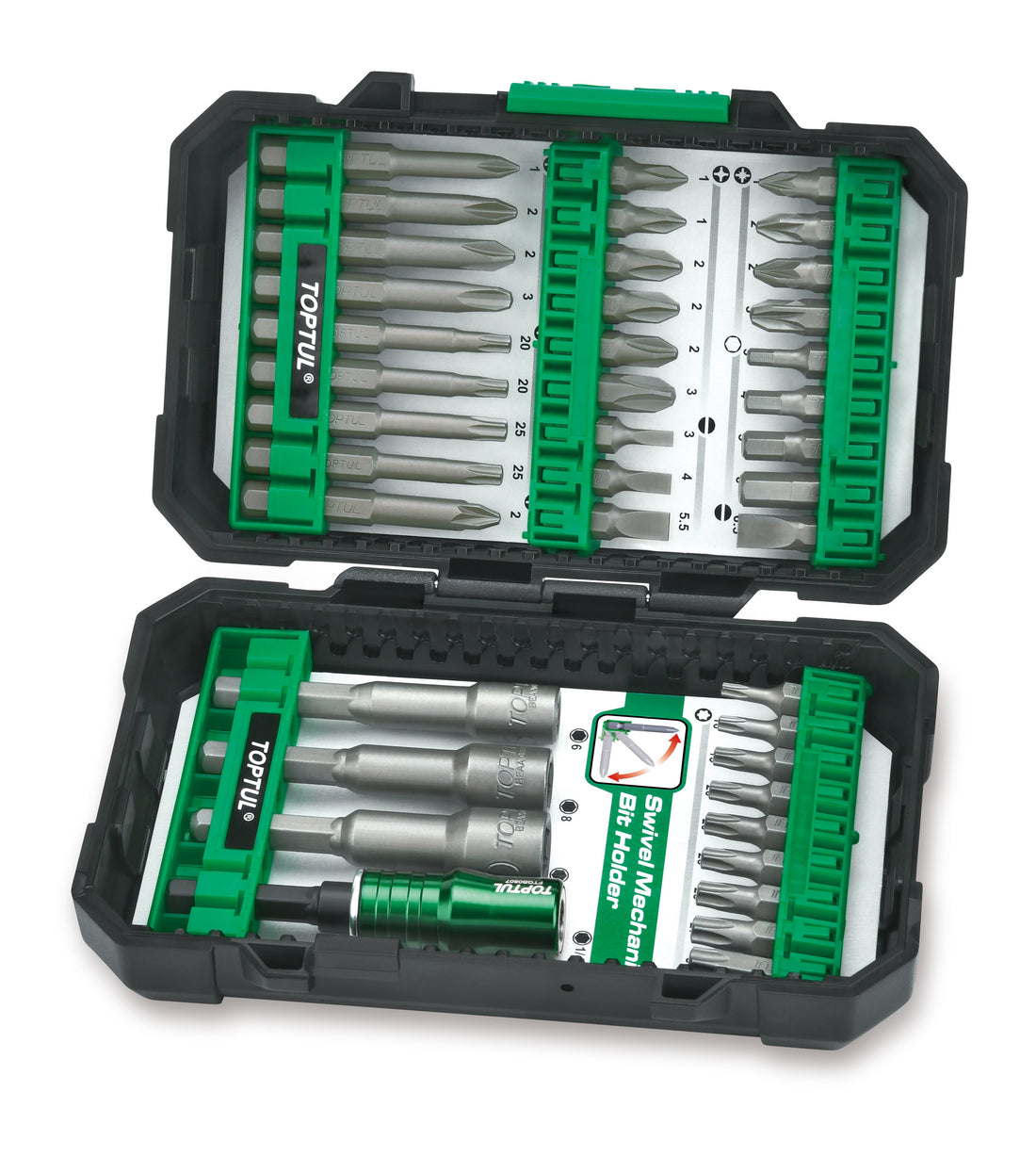40PCS 1/4" Hex Drive Screwdriver Bit Set