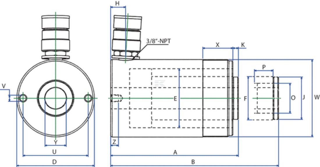 Betex Hollow cylinder NSHS for hand pump