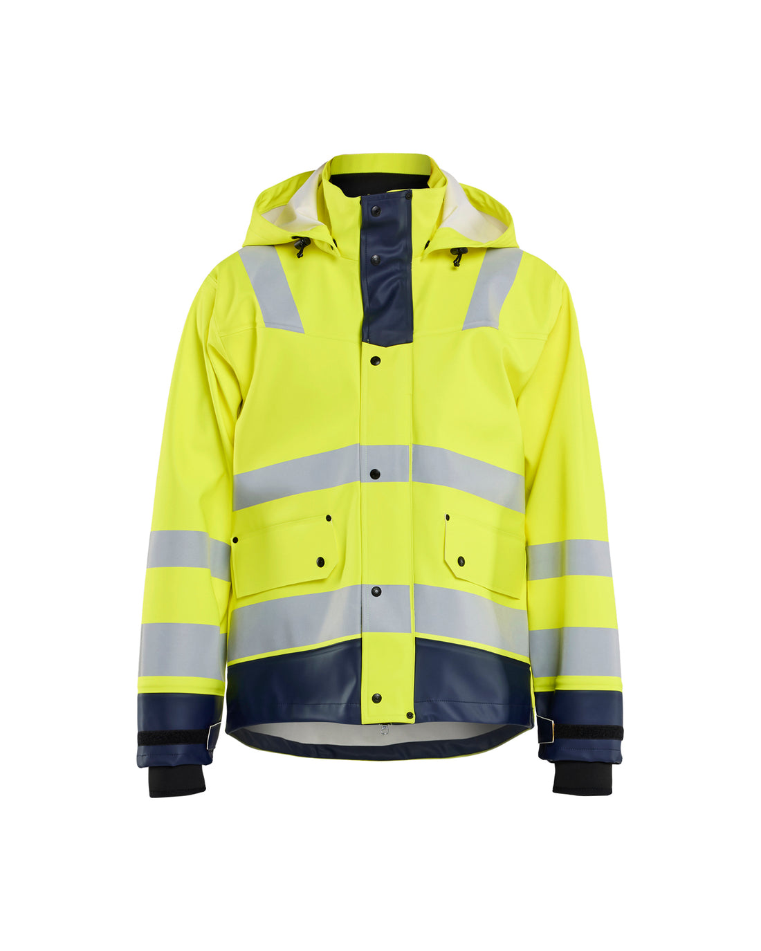 Blaklader 4327 Rain jacket Hi-Vis Level 3