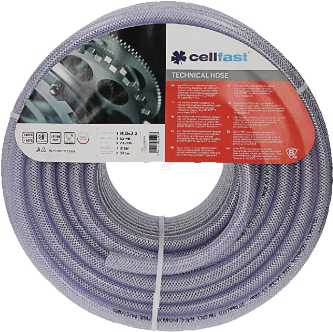 Cellfast Clear PVC reinforced Technical hoses