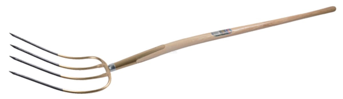 Atlas Manure Forks, bronze with handle