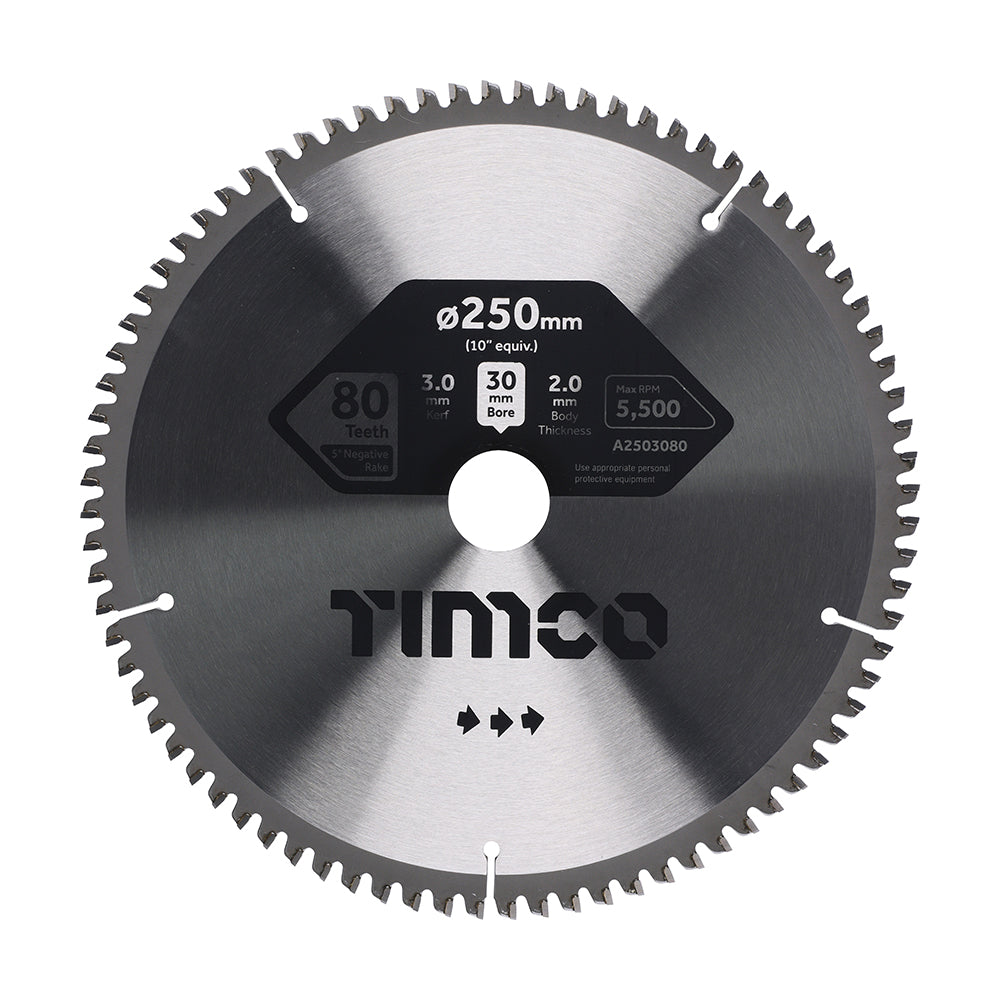Timco -5 Degree Aluminium Saw Blades