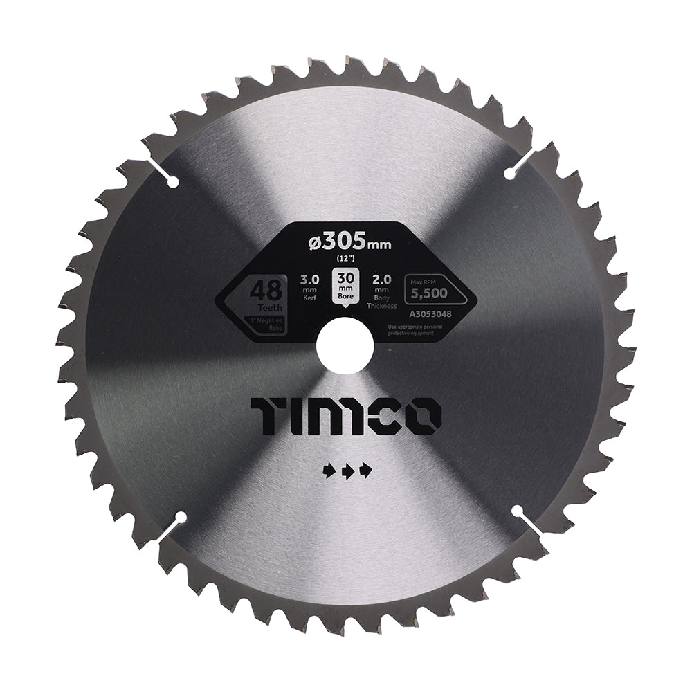 Timco -5 Degree Aluminium Saw Blades