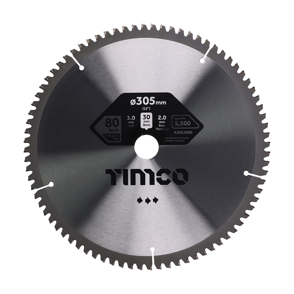 Timco -5 Degree Aluminium Saw Blades