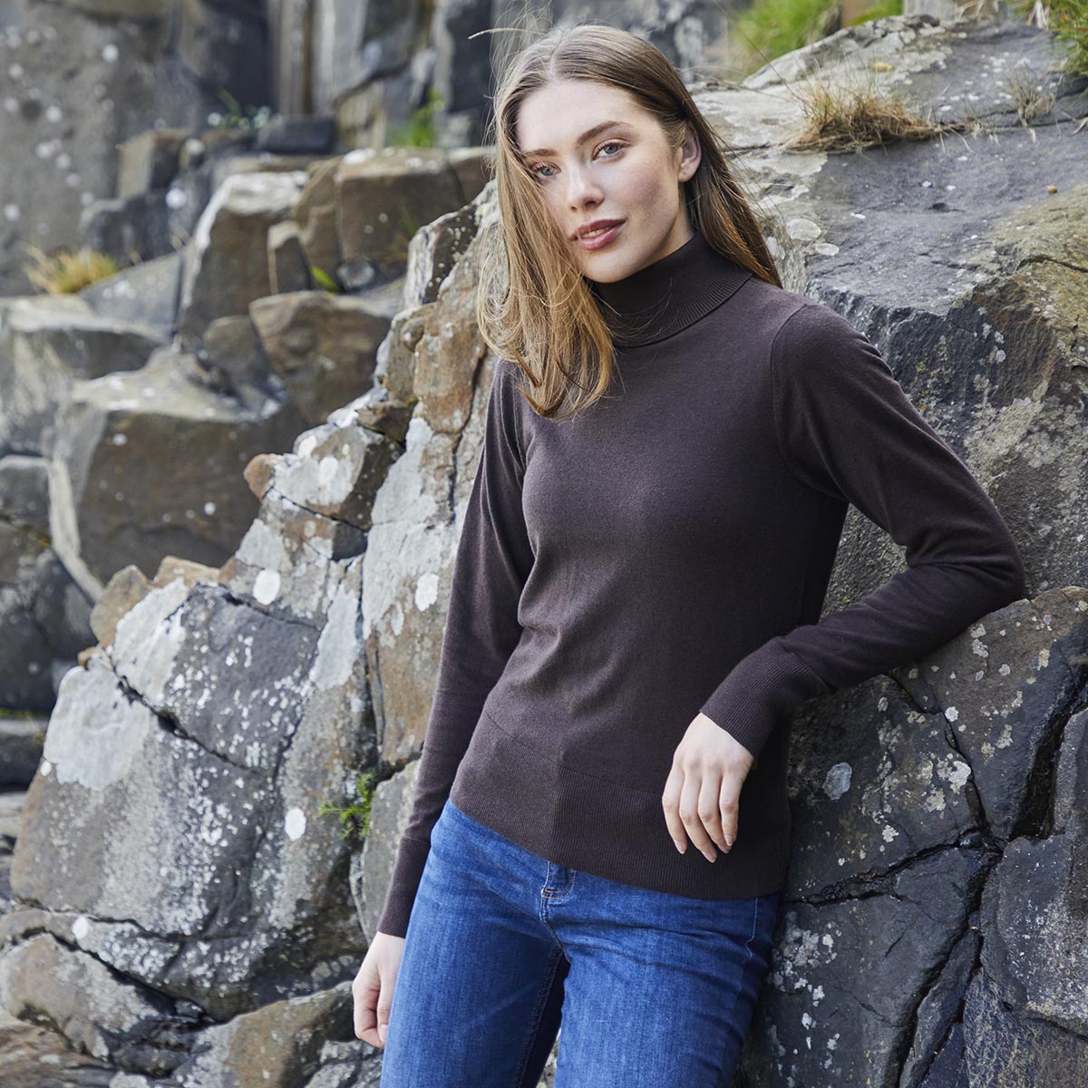 Ridgeline Women's Melford Knit Roll Neck