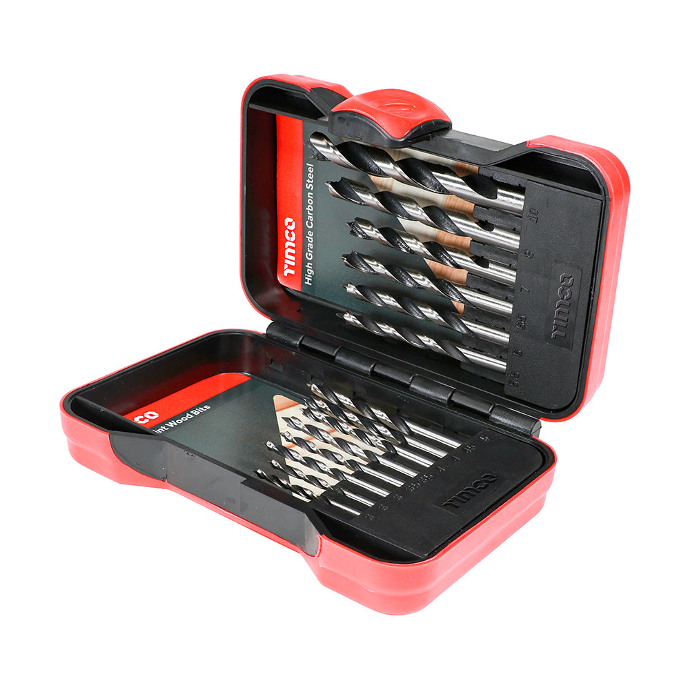 Timco HSS Brad Point Wood Bit Set