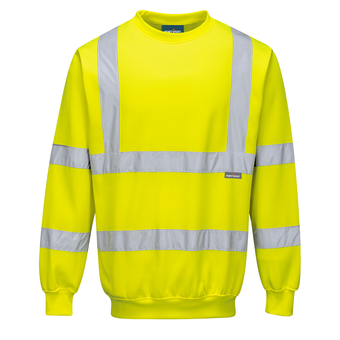 Portwest B303 Hi-Vis Sweatshirt Yellow