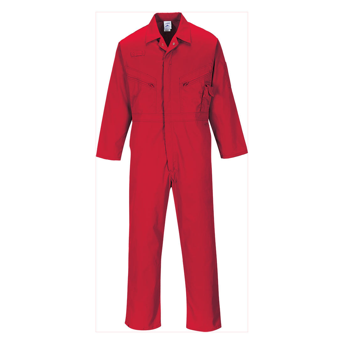 Portwest C813 Liverpool Zip Coverall Red