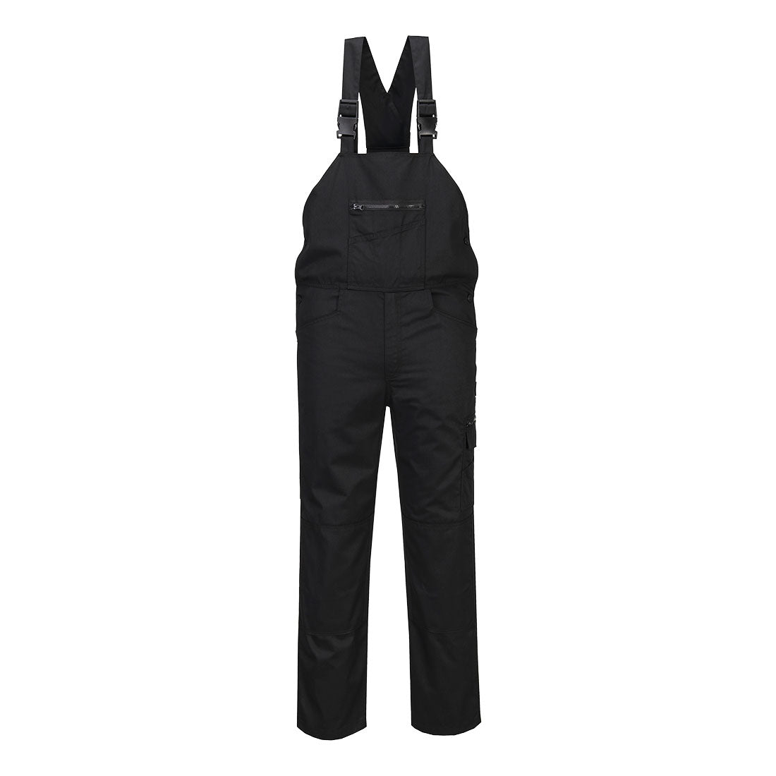 Portwest CD850 WX2 Eco Stretch Bib and Brace Black