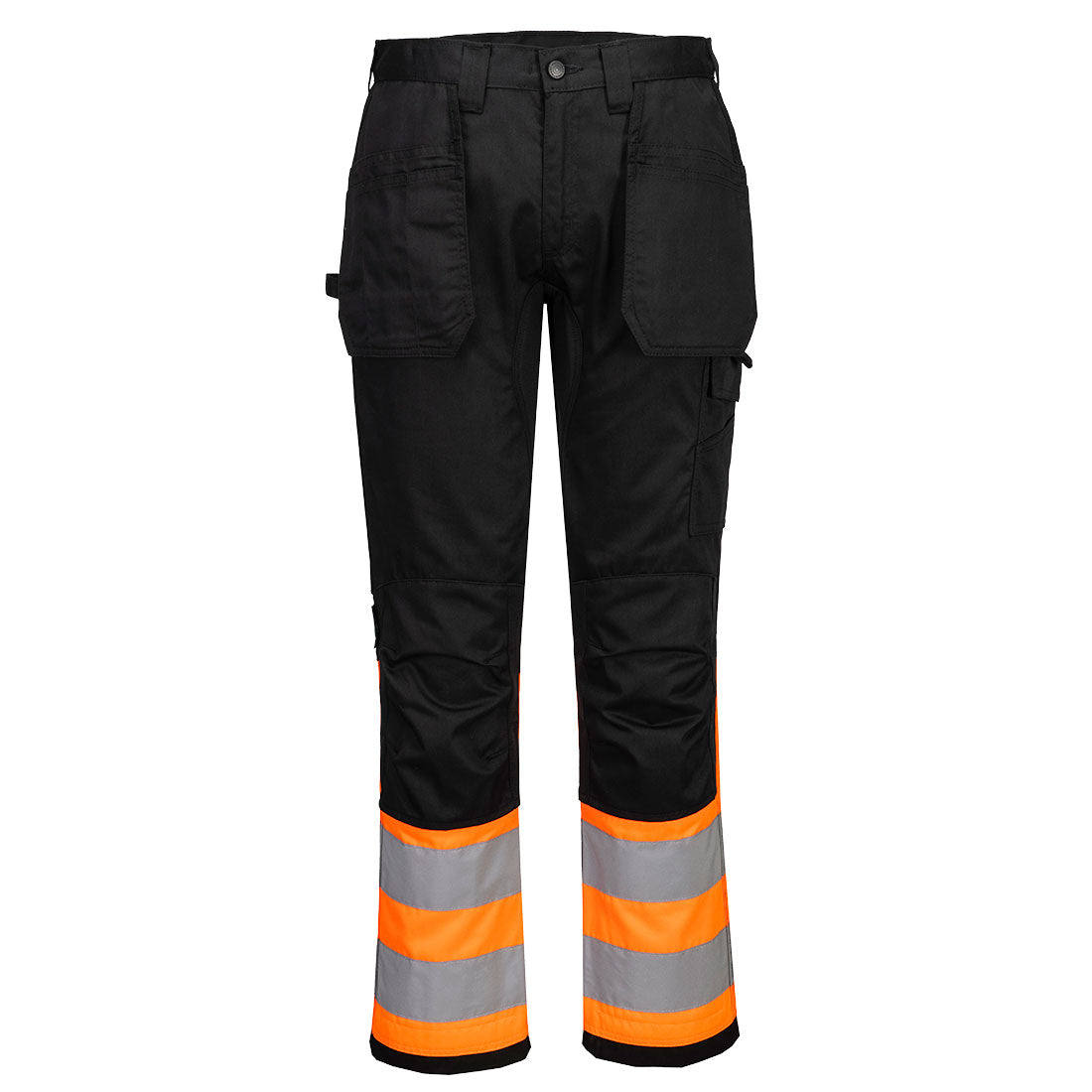 Portwest CD858 WX2 Eco Hi-Vis Holster Trouser Class 1 Orange/Black