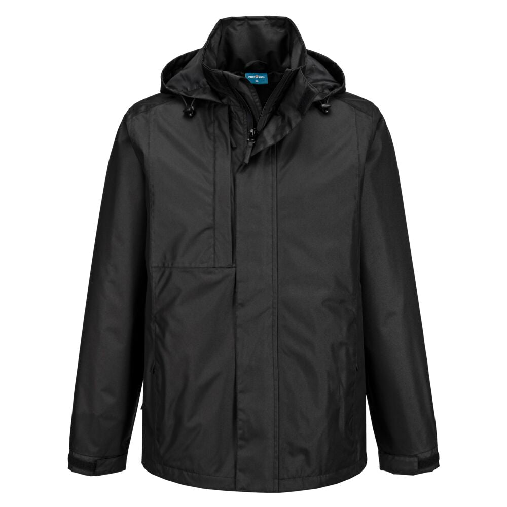 Portwest CD867 WX2 Eco Rain Jacket Black