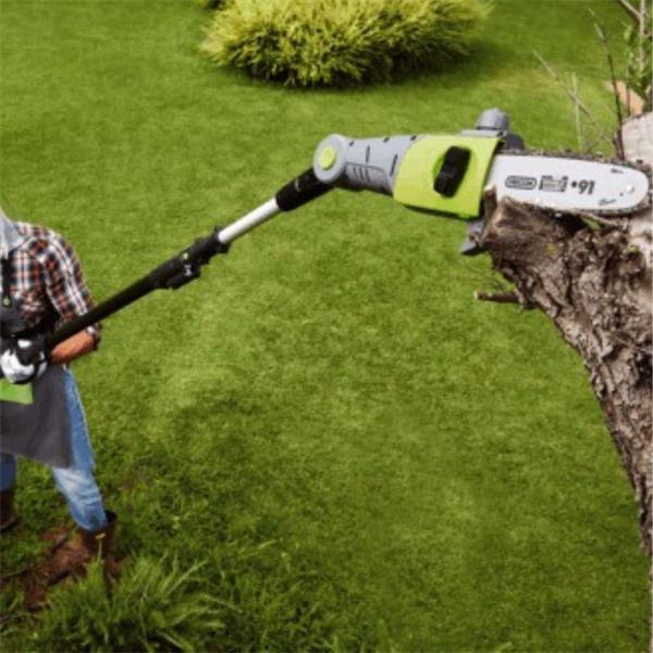Verdemax Battery Telescopic Hedge Cutter and Chainsaw PTT20