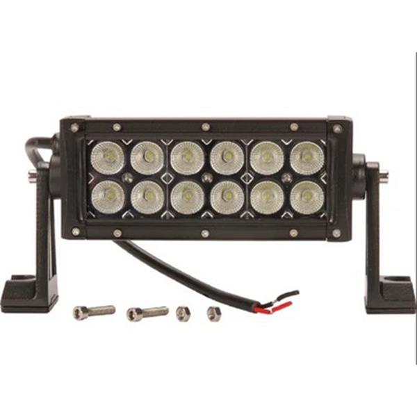 KKramp Work Light Bar Led, 36W, 3060Lm, 12/24V, White, 198.6X79.5Mm, Cable, Flood, 12 Led's