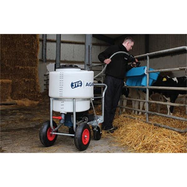 JFC Milk Kart with Mixer & Pump 170 Litre