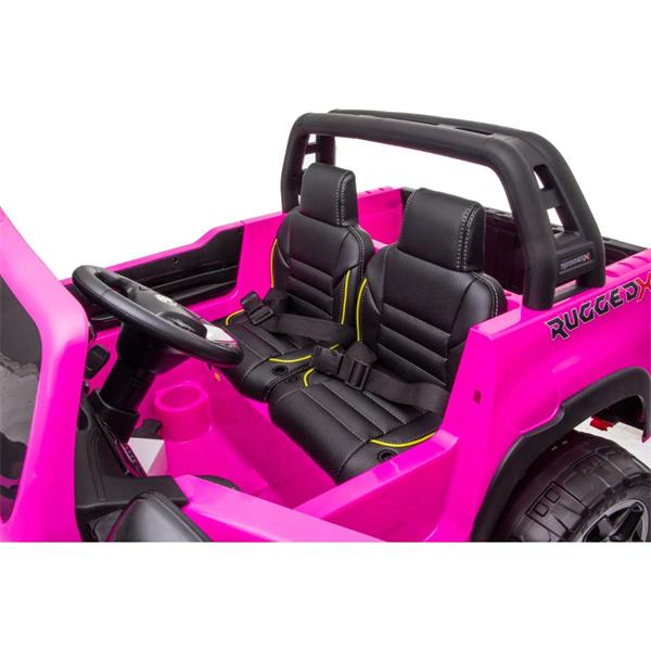 Licensed Toyota Pink Hilux RuggedX 2-Seater 24V Ride-On Jeep