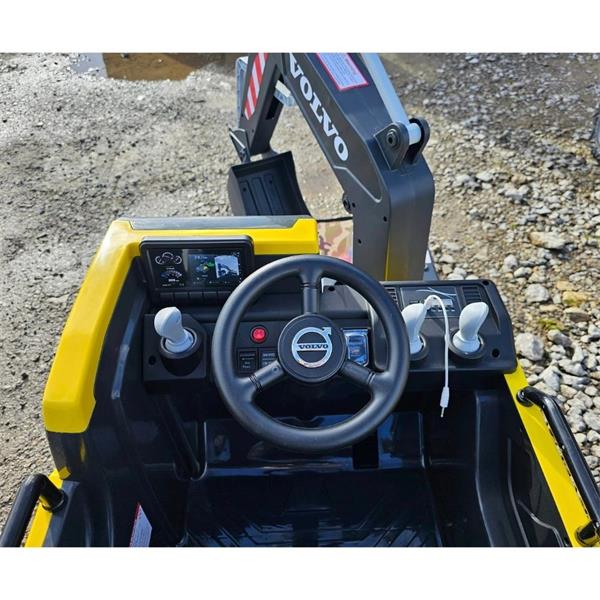 Licensed Volvo Electric Digger Ride On Excavator