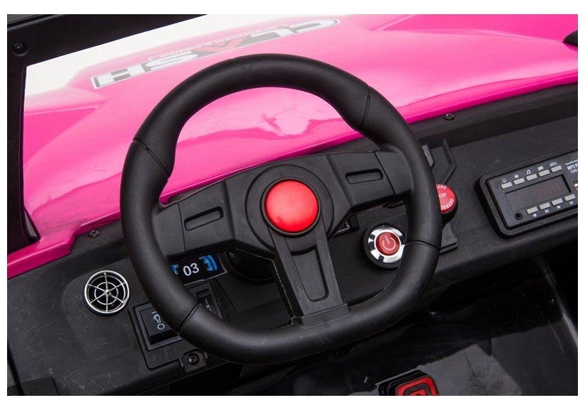 Clash XL 24V Electric Ride On Buggy Pink