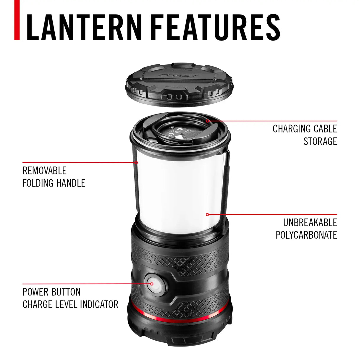 Coast EAL30R Rechargeable LED Lantern