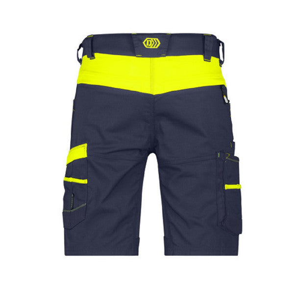 DASSY MANILLA Women's Shorts Midnight Blue/Fluo Yellow