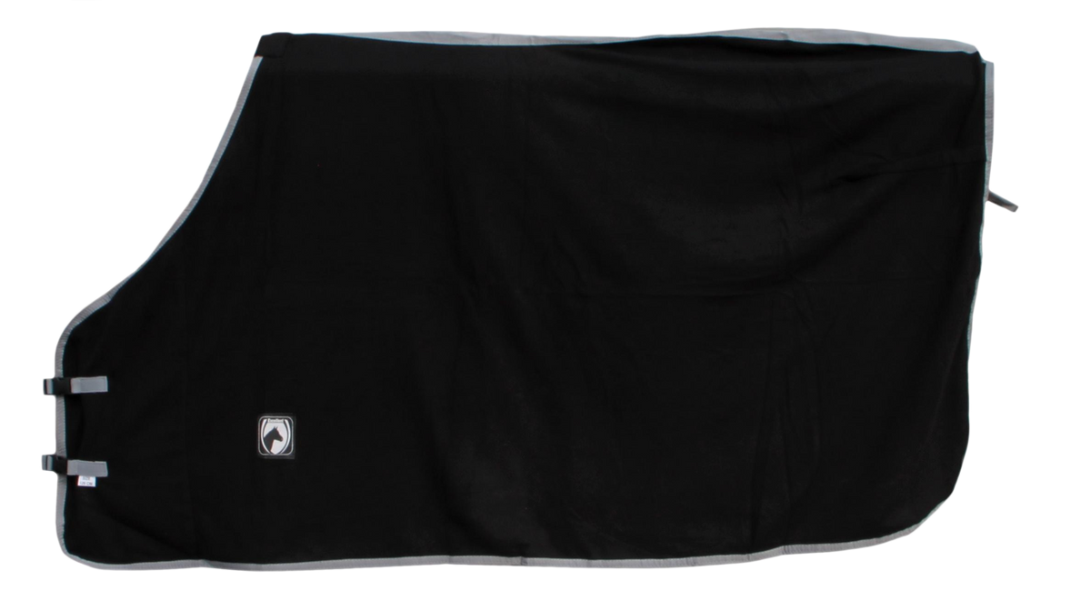 Excellent Fleece Rug black/grey 135/185cm
