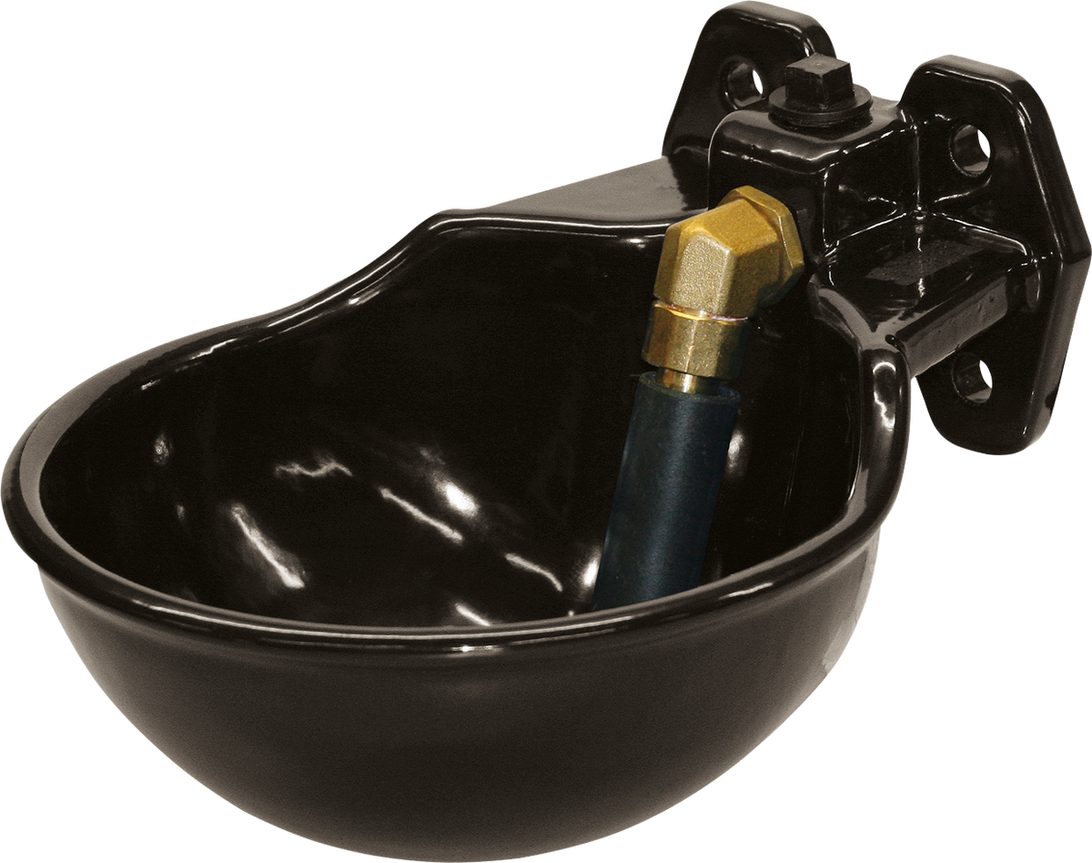 Enamelled Water Bowl + Stick Complete Set