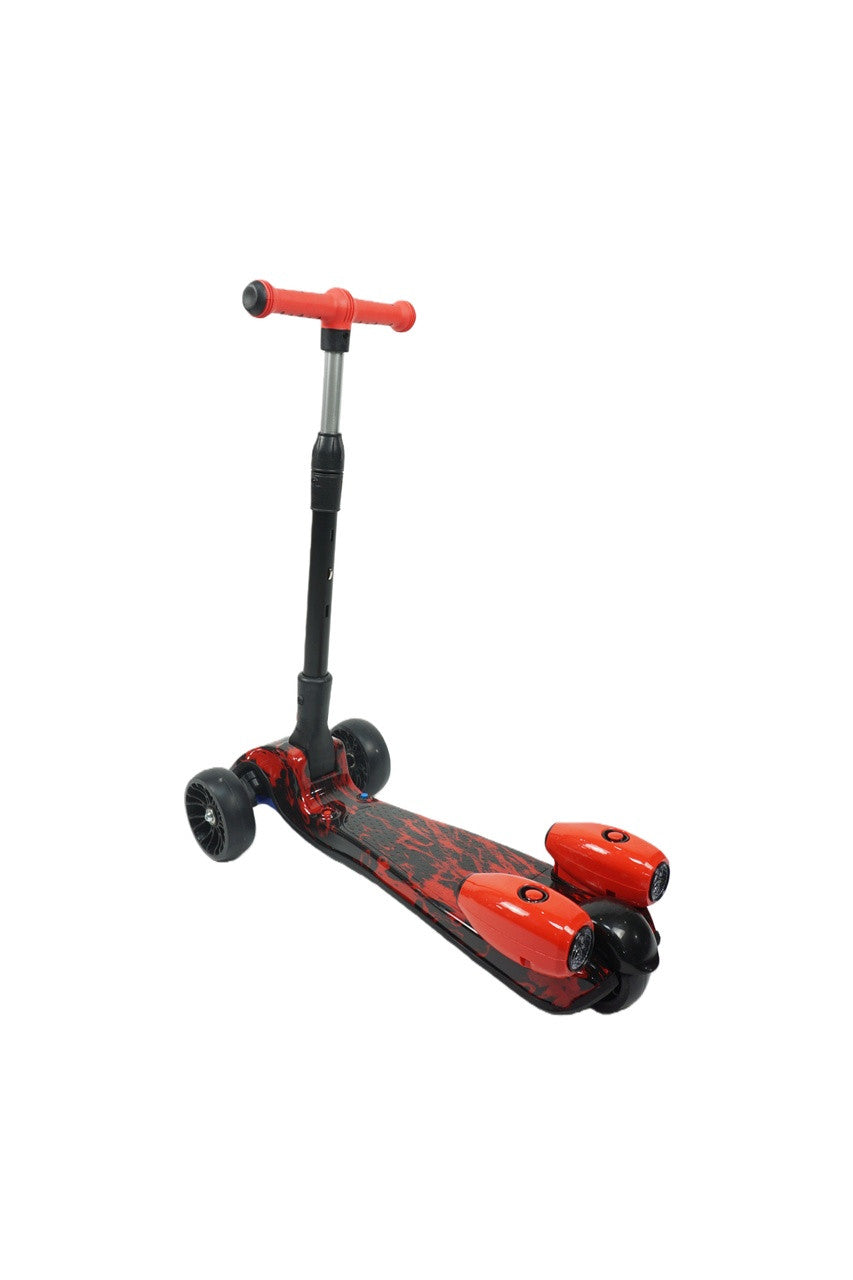 MistX 3 Wheel Foldable Kids Push Vapour Scooter Red