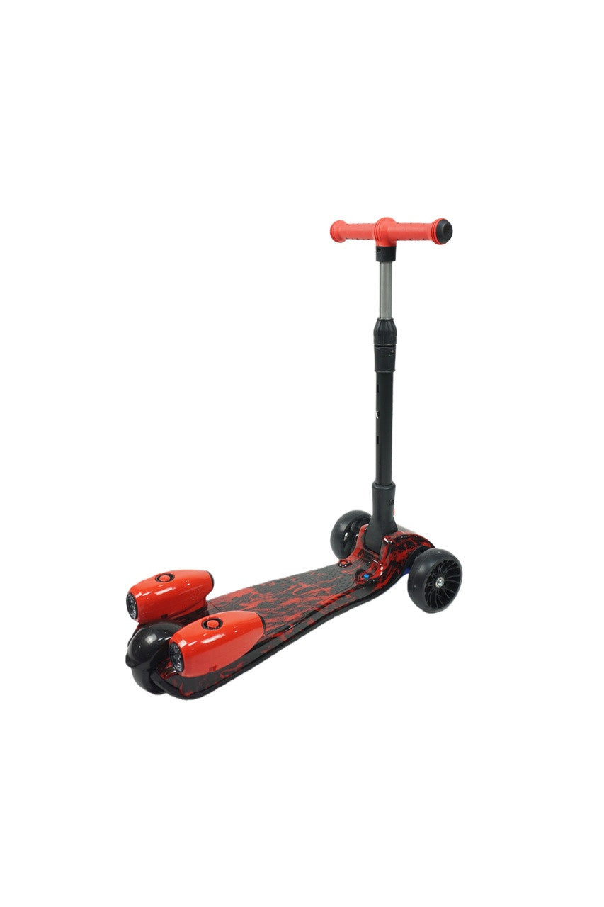 MistX 3 Wheel Foldable Kids Push Vapour Scooter Red