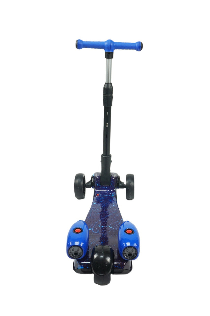 MistX 3 Wheel Foldable Kids Push Vapour Scooter Blue