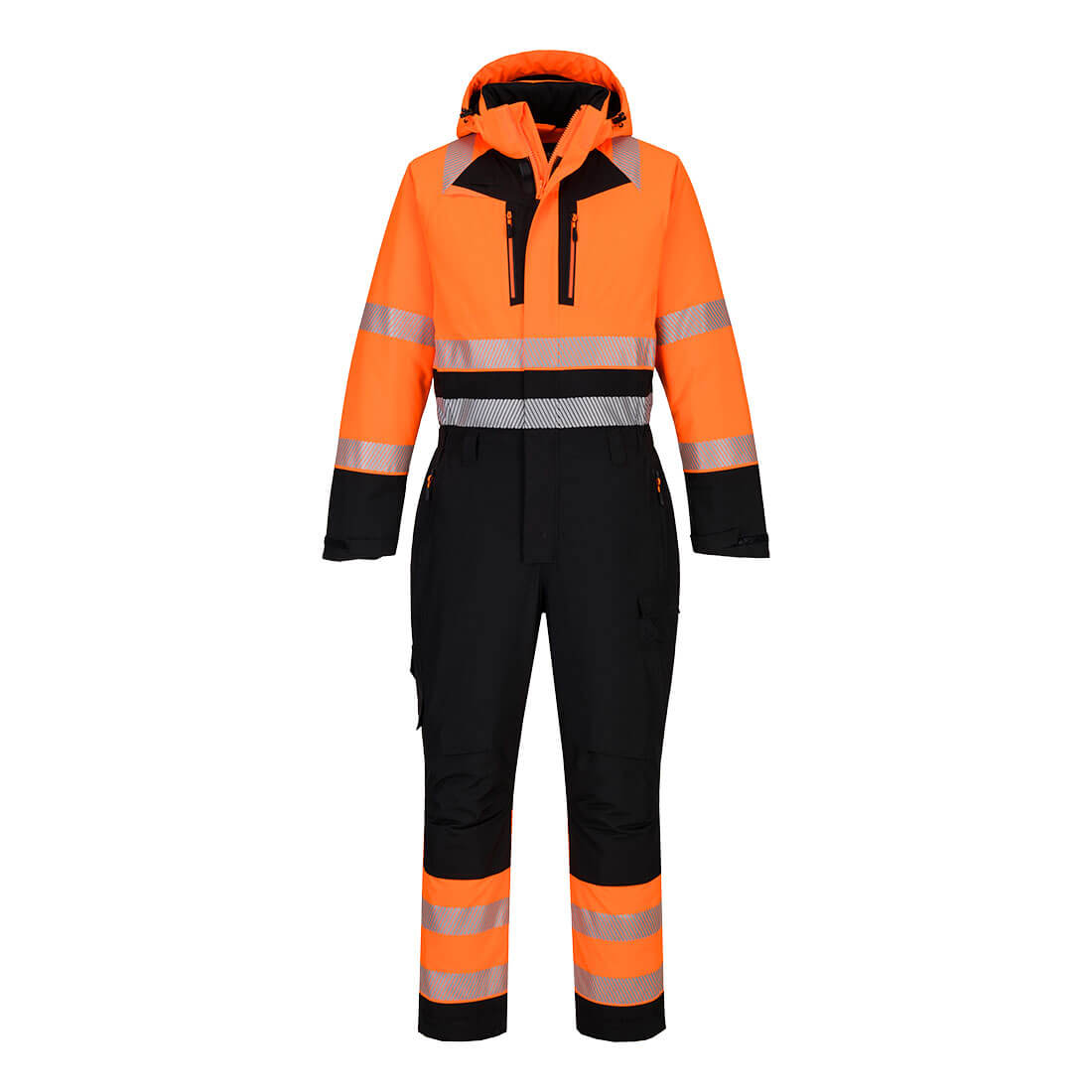 Portwest DX438 DX4 Hi-Vis Winter Coverall Orange/Black
