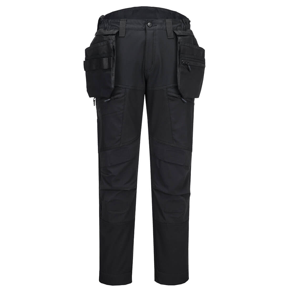 Portwest DX450 DX4 Softshell Holster Trousers (3L) All Black