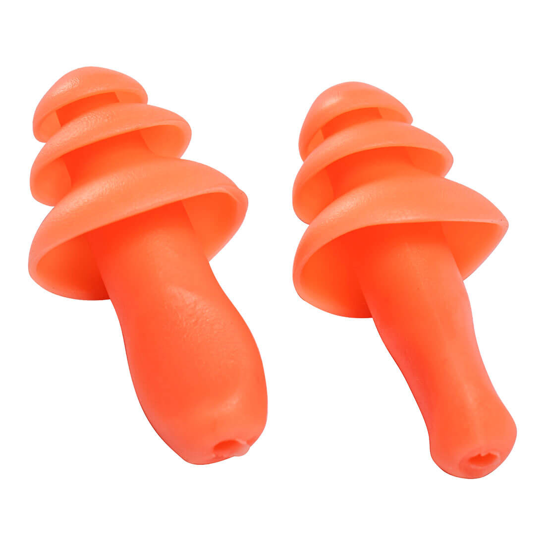 Portwest EP10 Reusable TPR Ear Plugs (50 Pairs) Orange