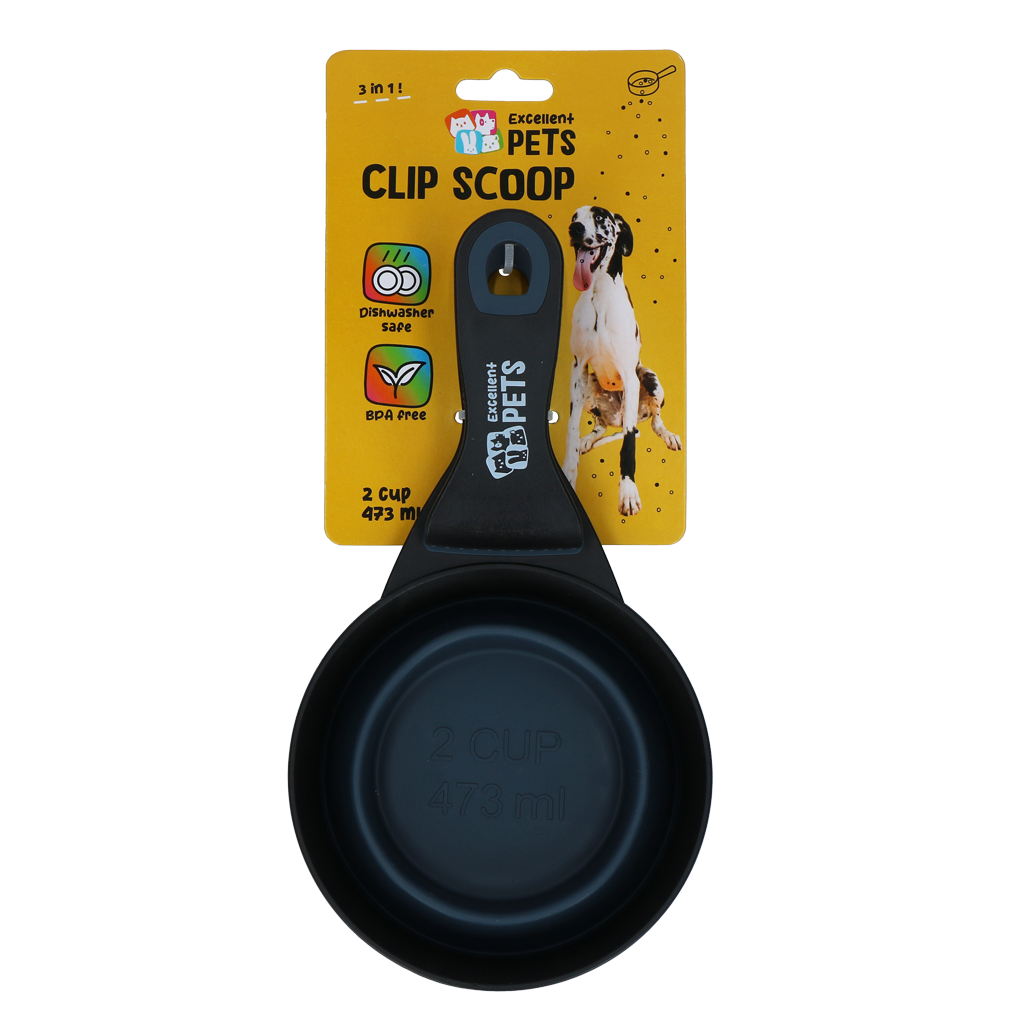 Excellent Pets Feeding Scoop with Locking Clip