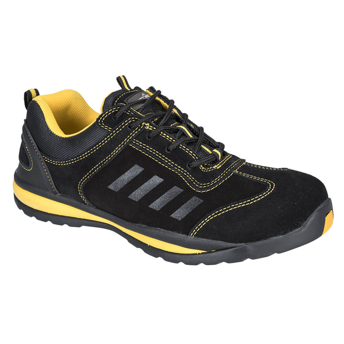 Portwest FW34 Steelite Lusum Safety Trainer S1P HRO SR Black