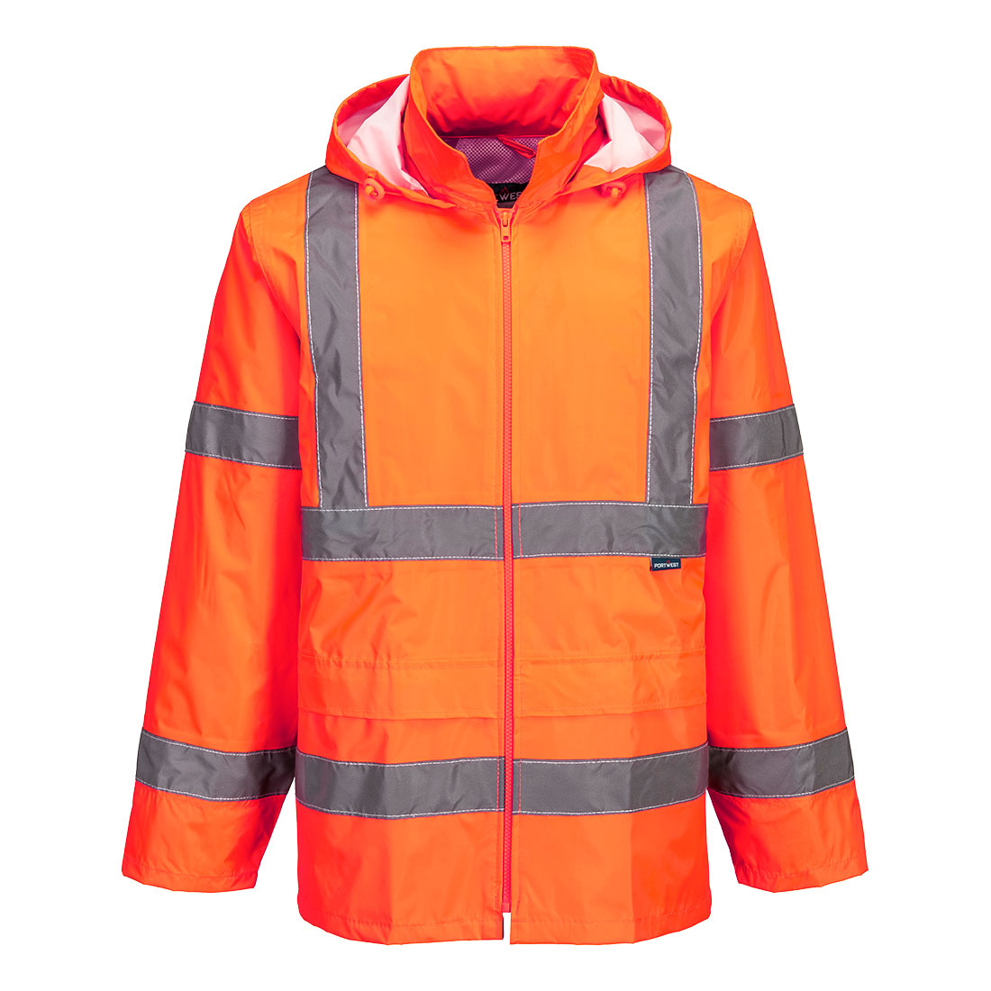 Portwest H440 Hi-Vis Rain Jacket Orange