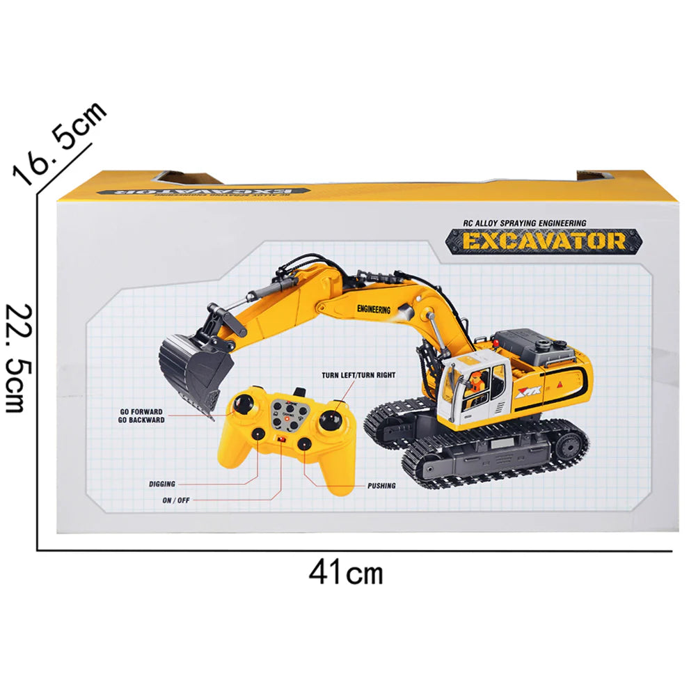 ZMX Engineering Excavator Toy with Remote Control