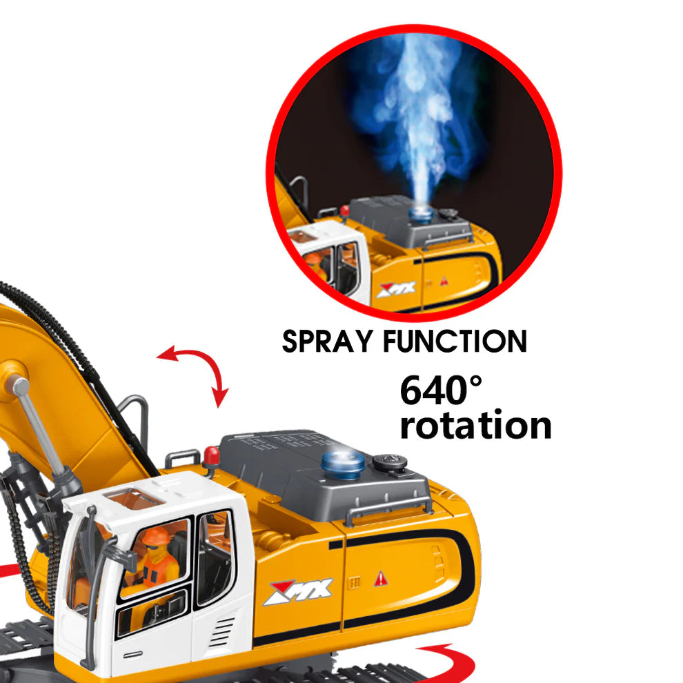 ZMX Engineering Excavator Toy with Remote Control