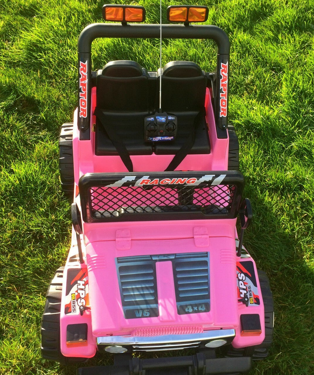 Drifter Raptor Powerful 12V Electric Ride on Jeep (Pink)