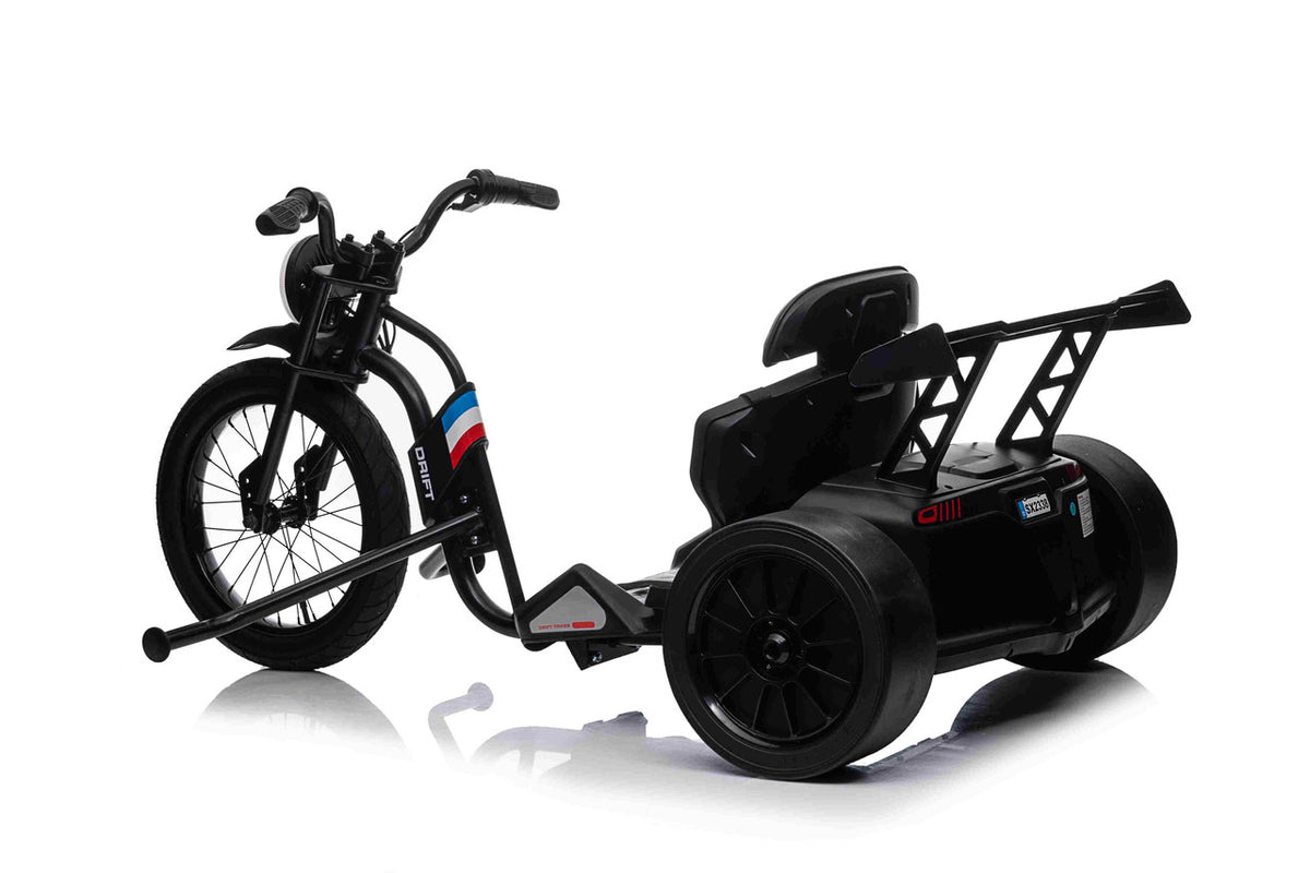 Drift 24V Electric Ride On Trike Black